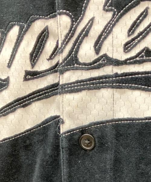 SUPREME（シュプリーム）SUPREME (シュプリーム) ベロアベースボールシャツ ブラック サイズ:Mの古着・服飾アイテム