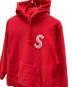 Supreme (シュプリーム) ロゴフーディ レッド サイズ:M：15000円