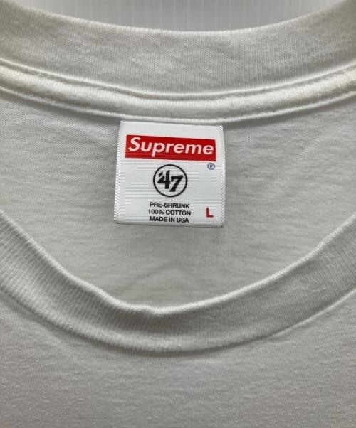 SUPREME（シュプリーム）SUPREME (シュプリーム) 半袖カットソー ホワイト サイズ:Lの古着・服飾アイテム