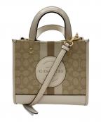 COACHコーチ）の古着「ショルダーバッグ」｜ベージュ