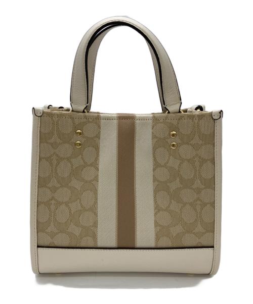 COACH（コーチ）COACH (コーチ) ショルダーバッグ ベージュの古着・服飾アイテム