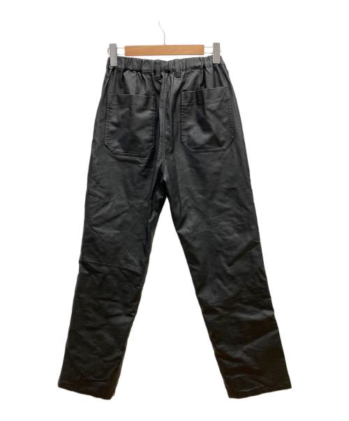 fortheweekend（フォーザウィークエンド）fortheweekend (フォーザウィークエンド) レザーパンツ ブラック サイズ:Mの古着・服飾アイテム