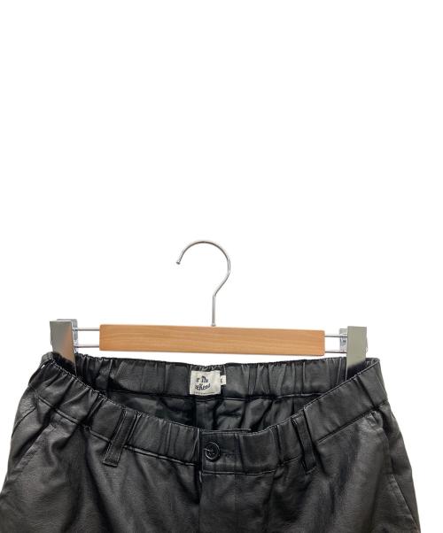 fortheweekend（フォーザウィークエンド）fortheweekend (フォーザウィークエンド) レザーパンツ ブラック サイズ:Mの古着・服飾アイテム