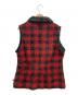 WOOLRICH (ウールリッチ) ボアベスト レッド×ブラック サイズ:M：5000円