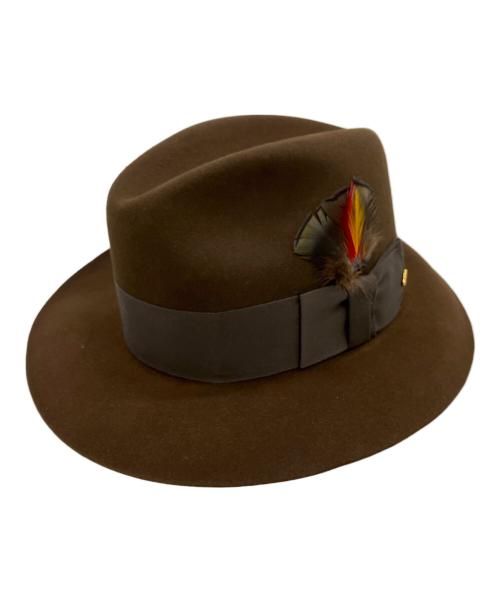 STETSON（ステットソン）STETSON (ステットソン) ハット ブラウンの古着・服飾アイテム