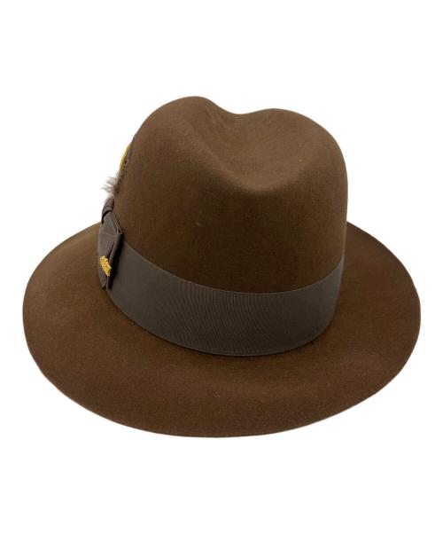 STETSON（ステットソン）STETSON (ステットソン) ハット ブラウンの古着・服飾アイテム