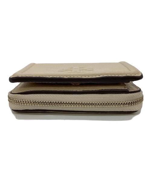 TORY BURCH（トリーバーチ）TORY BURCH (トリーバーチ) 2つ折り財布 ベージュの古着・服飾アイテム