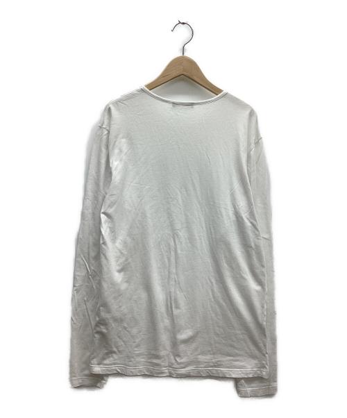 VERSACE（ヴェルサーチェ）VERSACE (ヴェルサーチェ) 長袖カットソー ホワイト サイズ:Sの古着・服飾アイテム