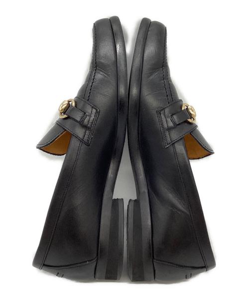 HIROSHI TSUBOUCHI（ヒロシツボウチ）HIROSHI TSUBOUCHI (ヒロシツボウチ) ビットローファー ブラック サイズ:25の古着・服飾アイテム