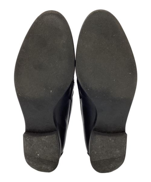 HIROSHI TSUBOUCHI（ヒロシツボウチ）HIROSHI TSUBOUCHI (ヒロシツボウチ) ビットローファー ブラック サイズ:25の古着・服飾アイテム