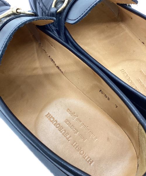 HIROSHI TSUBOUCHI（ヒロシツボウチ）HIROSHI TSUBOUCHI (ヒロシツボウチ) ビットローファー ブラック サイズ:25の古着・服飾アイテム