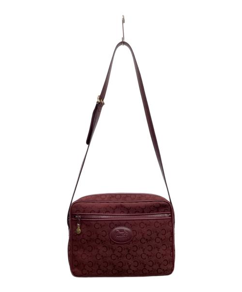 OLD CELINE（セリーヌ）OLD CELINE (セリーヌ) ショルダーバッグ バーガンディーの古着・服飾アイテム