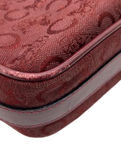 OLD CELINE（セリーヌ）OLD CELINE (セリーヌ) ショルダーバッグ バーガンディーの古着・服飾アイテム