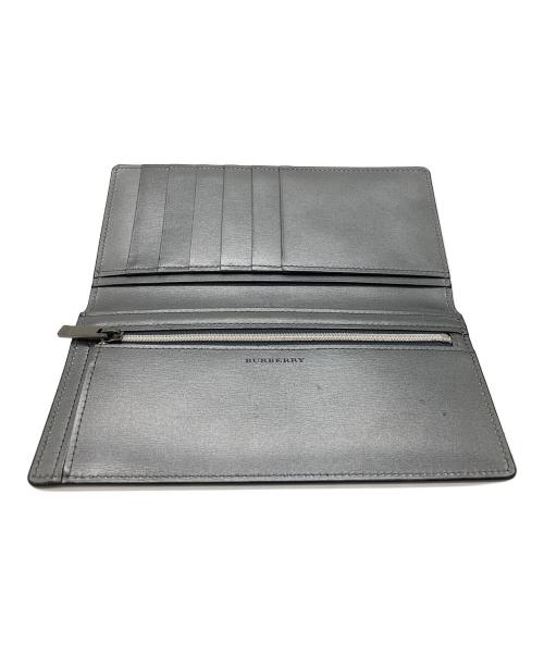 BURBERRY（バーバリー）BURBERRY (バーバリー) 長財布 シルバーの古着・服飾アイテム