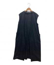 theory luxe（セオリーリュクス）の古着「ロングカーディガン」｜ブラック