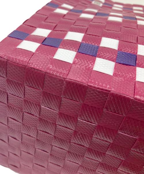 MARNI（マルニ）MARNI (マルニ) ハンドバッグ ホワイト×ピンクの古着・服飾アイテム