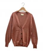 UNITED ARROWSユナイテッドアローズ）の古着「ラメカーディガン」｜レッド