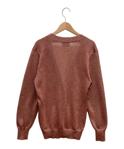 UNITED ARROWS（ユナイテッドアローズ）UNITED ARROWS (ユナイテッドアローズ) ラメカーディガン レッド サイズ:サイズ表記無しの古着・服飾アイテム