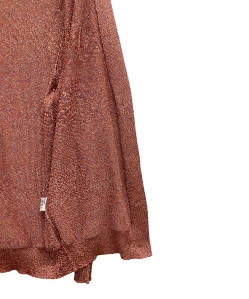 UNITED ARROWS（ユナイテッドアローズ）UNITED ARROWS (ユナイテッドアローズ) ラメカーディガン レッド サイズ:サイズ表記無しの古着・服飾アイテム