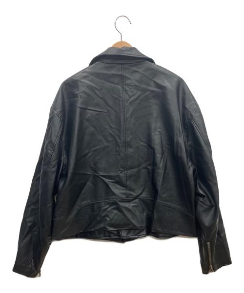 FAVCLO（-）FAVCLO (-) レザージャケット ブラック サイズ:Mの古着・服飾アイテム