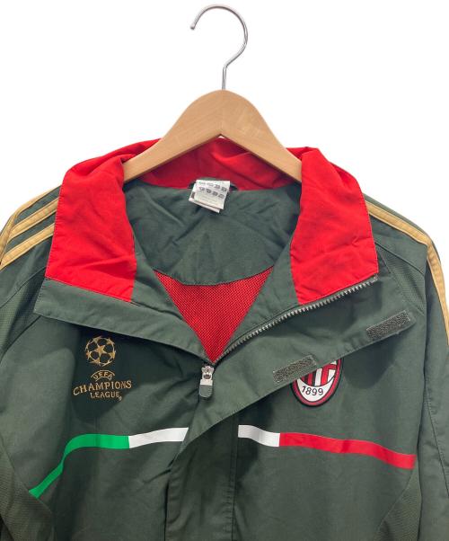 adidas（アディダス）adidas (アディダス) ナイロンジャケットセットアップ カーキ サイズ:Mの古着・服飾アイテム