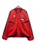 adidasアディダス）の古着「ナイロンジャケット」｜レッド