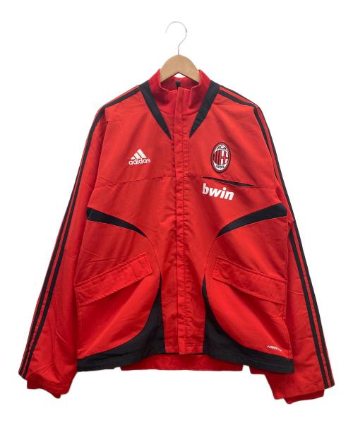 adidas（アディダス）adidas (アディダス) ナイロンジャケット レッド サイズ:Mの古着・服飾アイテム