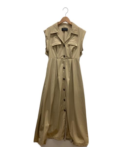 UNITED TOKYO（ユナイテッドトーキョー）UNITED TOKYO (ユナイテッドトーキョー) ノースリーブワンピース ベージュ サイズ:Lの古着・服飾アイテム