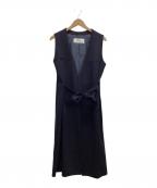 SOEJUソージュ）の古着「ロングジレ」｜ネイビー