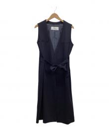 SOEJU（ソージュ）の古着「ロングジレ」｜ネイビー