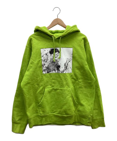SUPREME（シュプリーム）SUPREME (シュプリーム) AKIRA (アキラ) 17AW AKIRA Arm Hooded Sweatshirt グリーン サイズ:Mの古着・服飾アイテム