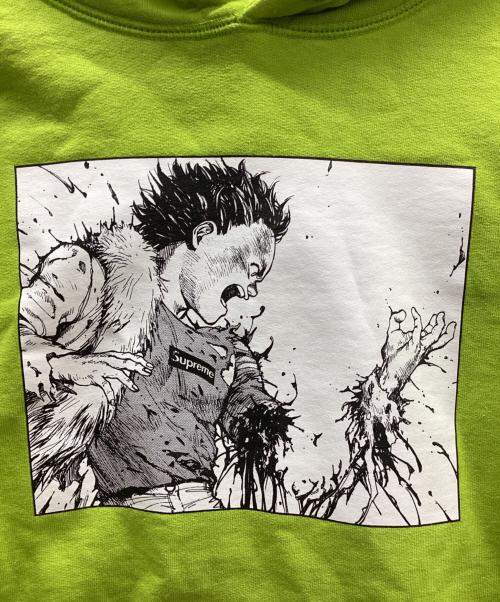 SUPREME（シュプリーム）SUPREME (シュプリーム) AKIRA (アキラ) 17AW AKIRA Arm Hooded Sweatshirt グリーン サイズ:Mの古着・服飾アイテム