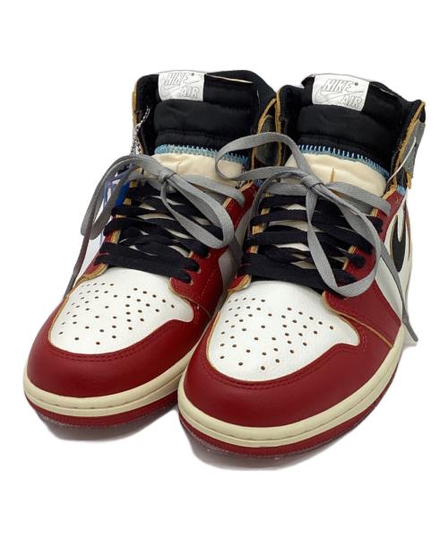 NIKE（ナイキ）NIKE (ナイキ) AIR JORDAN 1 RETRO HIGH OG レッド×ホワイト サイズ:26.5cmの古着・服飾アイテム