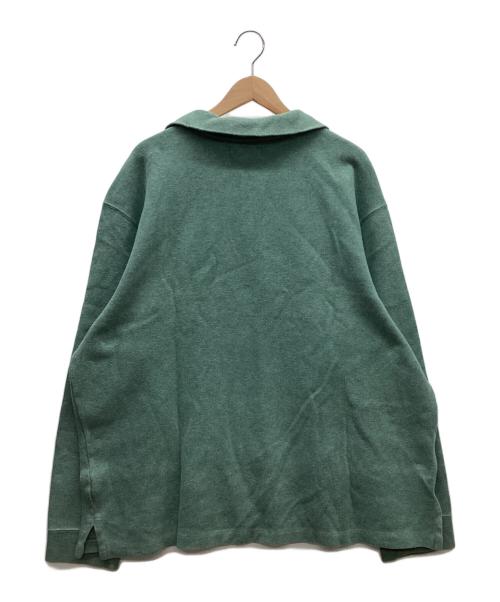 POLO RALPH LAUREN（ポロ・ラルフローレン）POLO RALPH LAUREN (ポロ・ラルフローレン) ハーフジップスウェット グリーン サイズ:XXLの古着・服飾アイテム