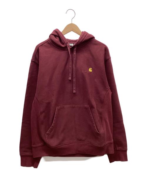 CarHartt（カーハート）CarHartt (カーハート) プルオーバーパーカー レッド サイズ:Mの古着・服飾アイテム