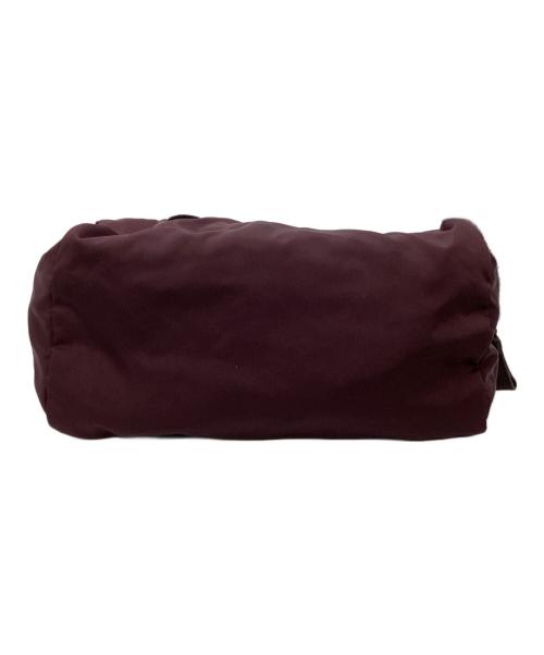 MIU MIU（ミュウミュウ）MIU MIU (ミュウミュウ) ナイロンバッグ ワインレッドの古着・服飾アイテム