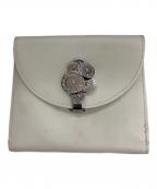 BVLGARIブルガリ）の古着「2つ折り財布」｜アイボリー