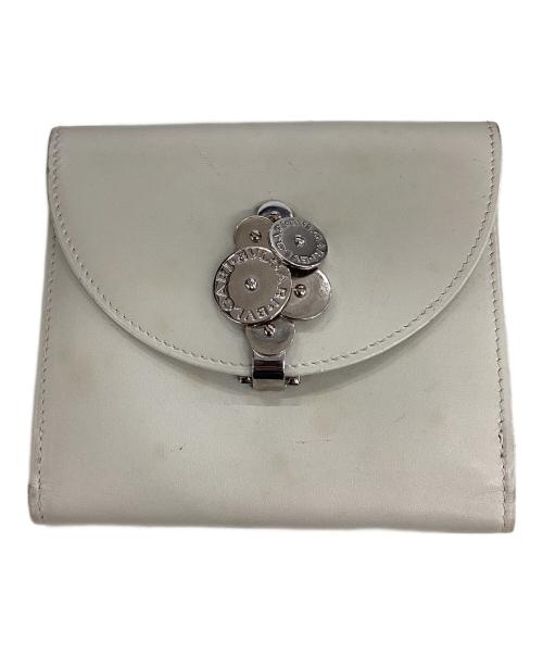 BVLGARI（ブルガリ）BVLGARI (ブルガリ) 2つ折り財布 アイボリーの古着・服飾アイテム