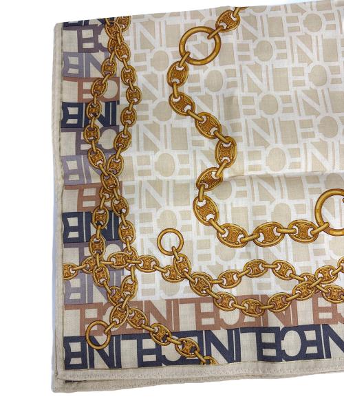 CELINE（セリーヌ）CELINE (セリーヌ) スカーフ ベージュの古着・服飾アイテム