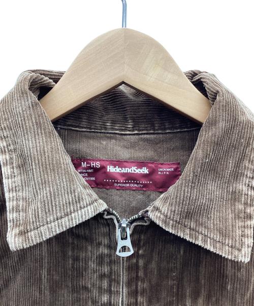 HIDE AND SEEK（ハイドアンドシーク）HIDE AND SEEK (ハイドアンドシーク) コーデュロイジャケット ブラウン サイズ:Mの古着・服飾アイテム