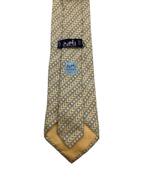 HERMES（エルメス）HERMES (エルメス) ネクタイ イエロー サイズ:-の古着・服飾アイテム