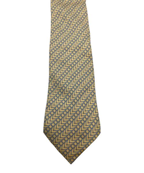 HERMES（エルメス）HERMES (エルメス) ネクタイ イエロー サイズ:-の古着・服飾アイテム