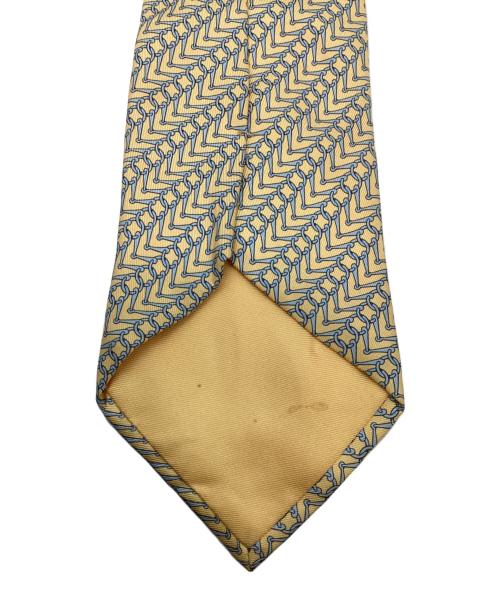 HERMES（エルメス）HERMES (エルメス) ネクタイ イエロー サイズ:-の古着・服飾アイテム