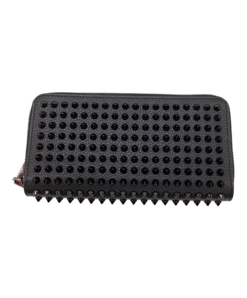 Christian Louboutin（クリスチャン・ルブタン）Christian Louboutin (クリスチャン・ルブタン) ラウンドファスナー財布 ブラックの古着・服飾アイテム