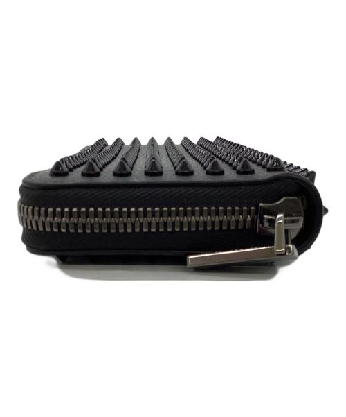 Christian Louboutin（クリスチャン・ルブタン）Christian Louboutin (クリスチャン・ルブタン) ラウンドファスナー財布 ブラックの古着・服飾アイテム