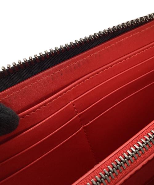 Christian Louboutin（クリスチャン・ルブタン）Christian Louboutin (クリスチャン・ルブタン) ラウンドファスナー財布 ブラックの古着・服飾アイテム