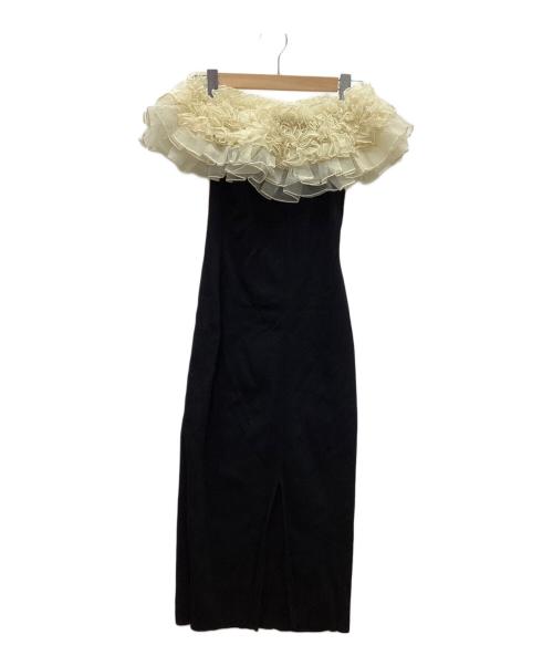 eimy istoire（エイミーイストワール）eimy istoire (エイミーイストワール) ノースリーブワンピース アイボリー×ブラック サイズ:free 未使用品の古着・服飾アイテム