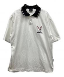 MALBON（マルボン）の古着「ゴルフウェア(トップス)」｜ブラック×ホワイト