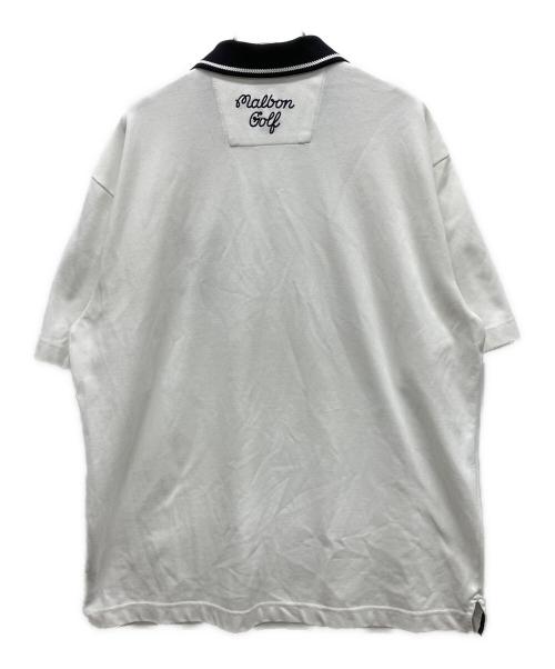 MALBON（マルボン）MALBON (マルボン) ゴルフウェア(トップス) ブラック×ホワイト サイズ:XLの古着・服飾アイテム