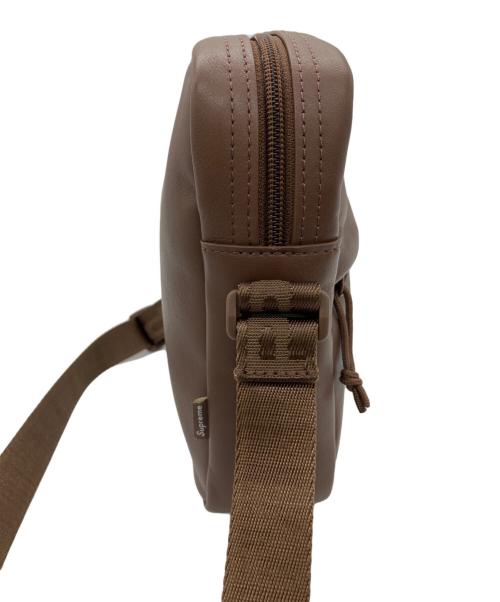 SUPREME（シュプリーム）SUPREME (シュプリーム) 24FW Leather Shoulder Bag ブラウンの古着・服飾アイテム